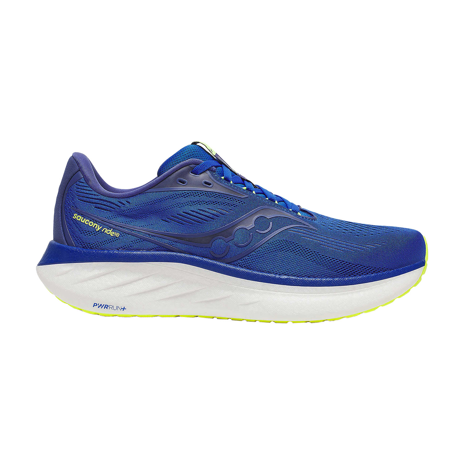 Saucony Ride 18 Zapatillas Running Neutras Hombre Lapis/Citron