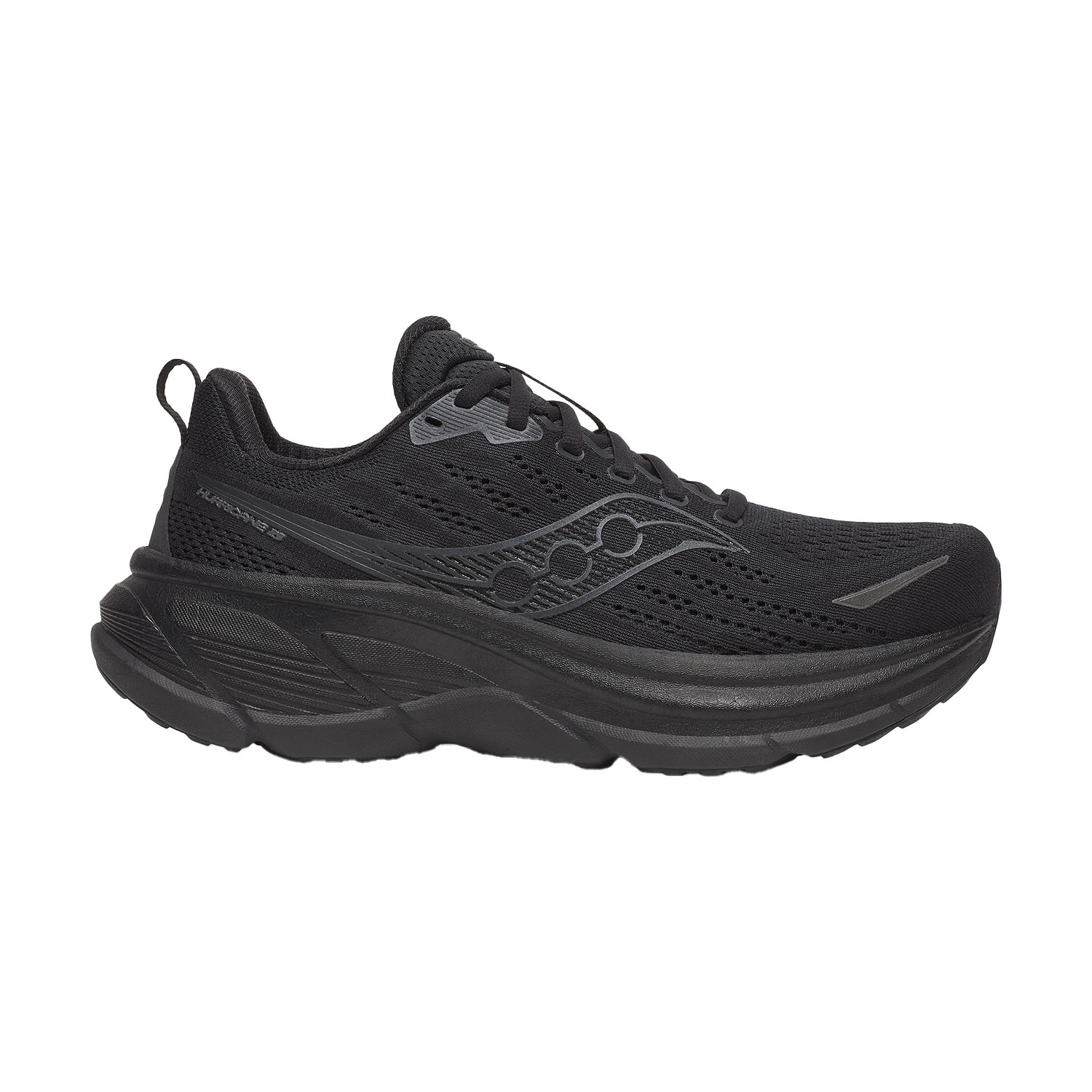 Saucony Hurricane 25 Zapatillas Running Estables Hombre Triple Black