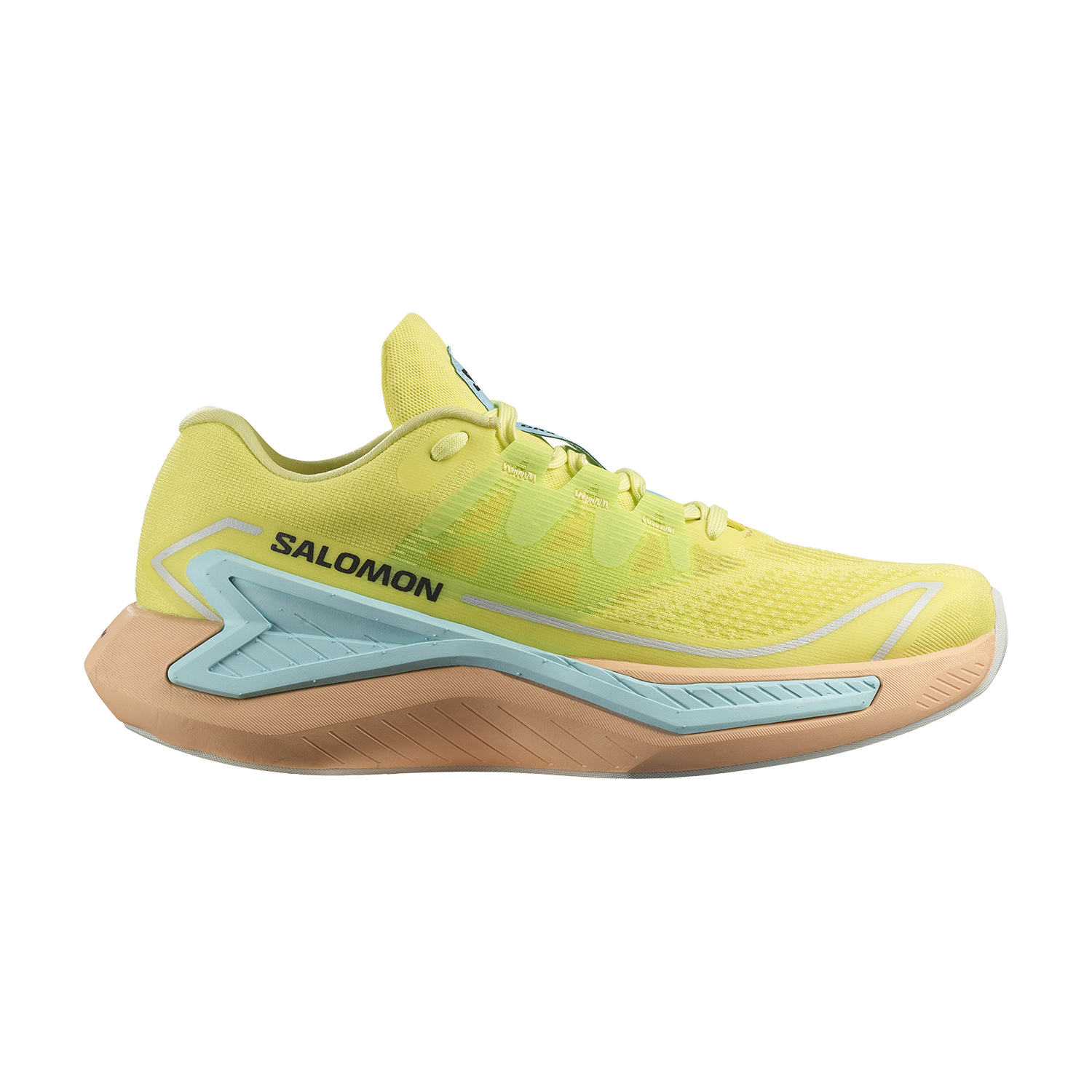 Salomon DRX Bliss Zapatillas Running Neutras Mujer Sunny Lime/Tanager Turquoise/Peach Quartz