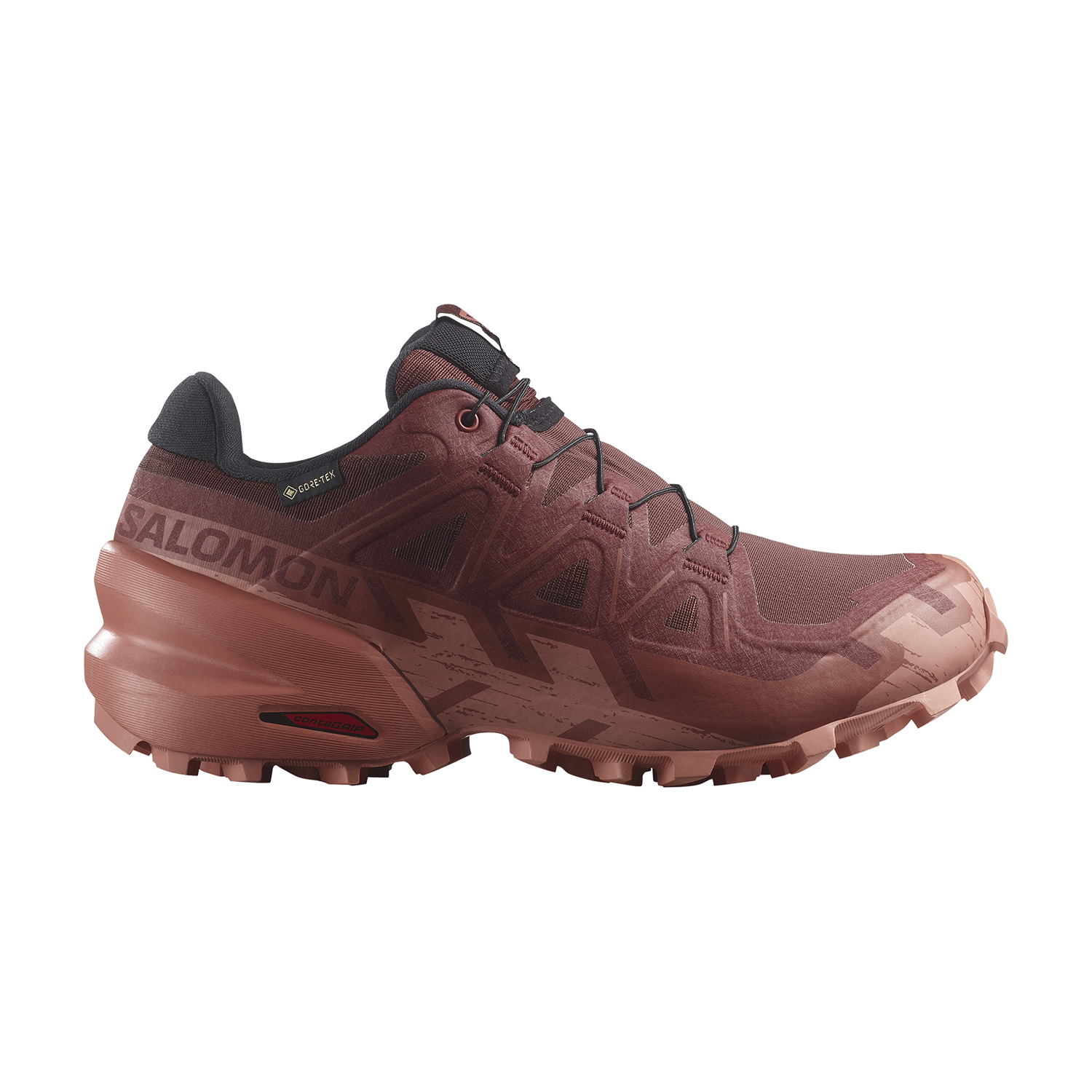 Salomon Speedcross 6 GTX Zapatillas Trail Running Mujer Rum Raisin/Barn Red/Canyon Clay