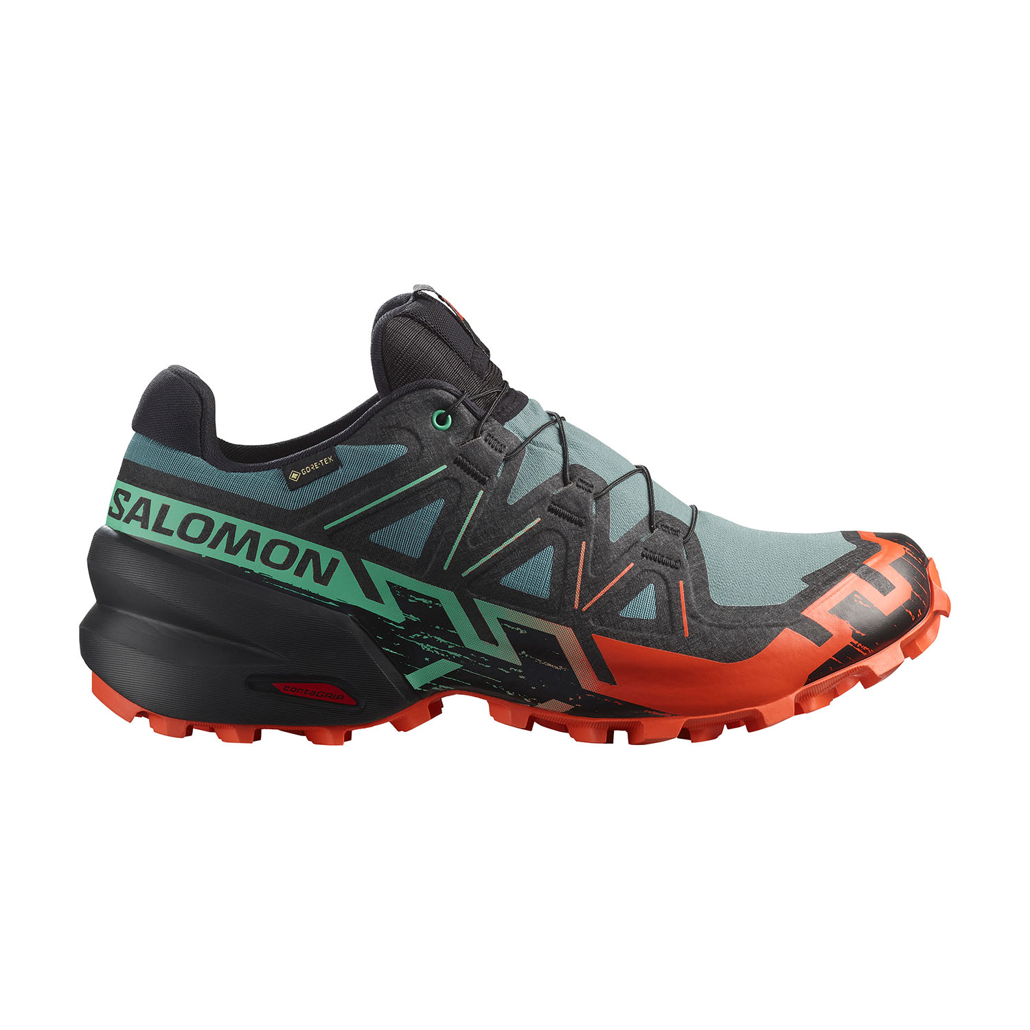 Salomon Speedcross 6 GTX Zapatillas Trail Running Hombre North Atlantic/Black/Cherry Tomato