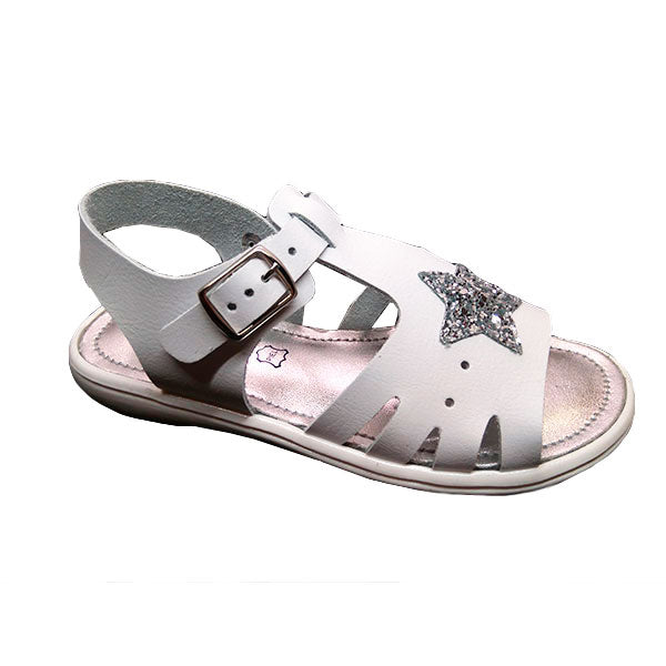 Sandalia estrella de purpurina Titanitos