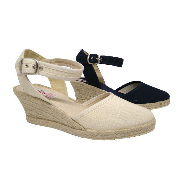 Salón y cuña de cáñamo alta con pulsera Anvesa