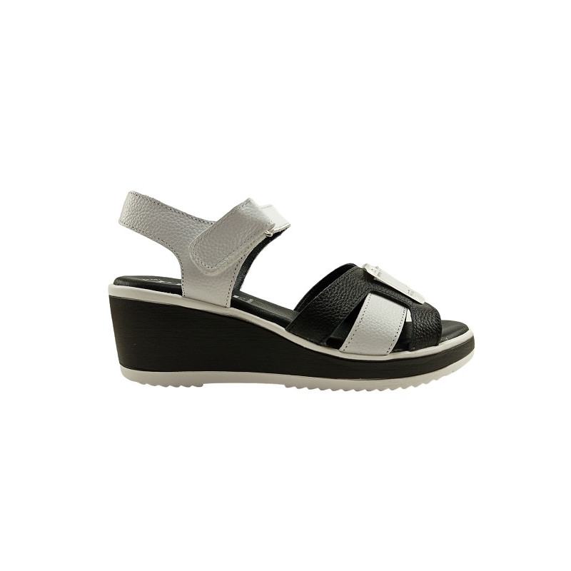 SANDALIA DE MUJER CASUAL COMBINADA