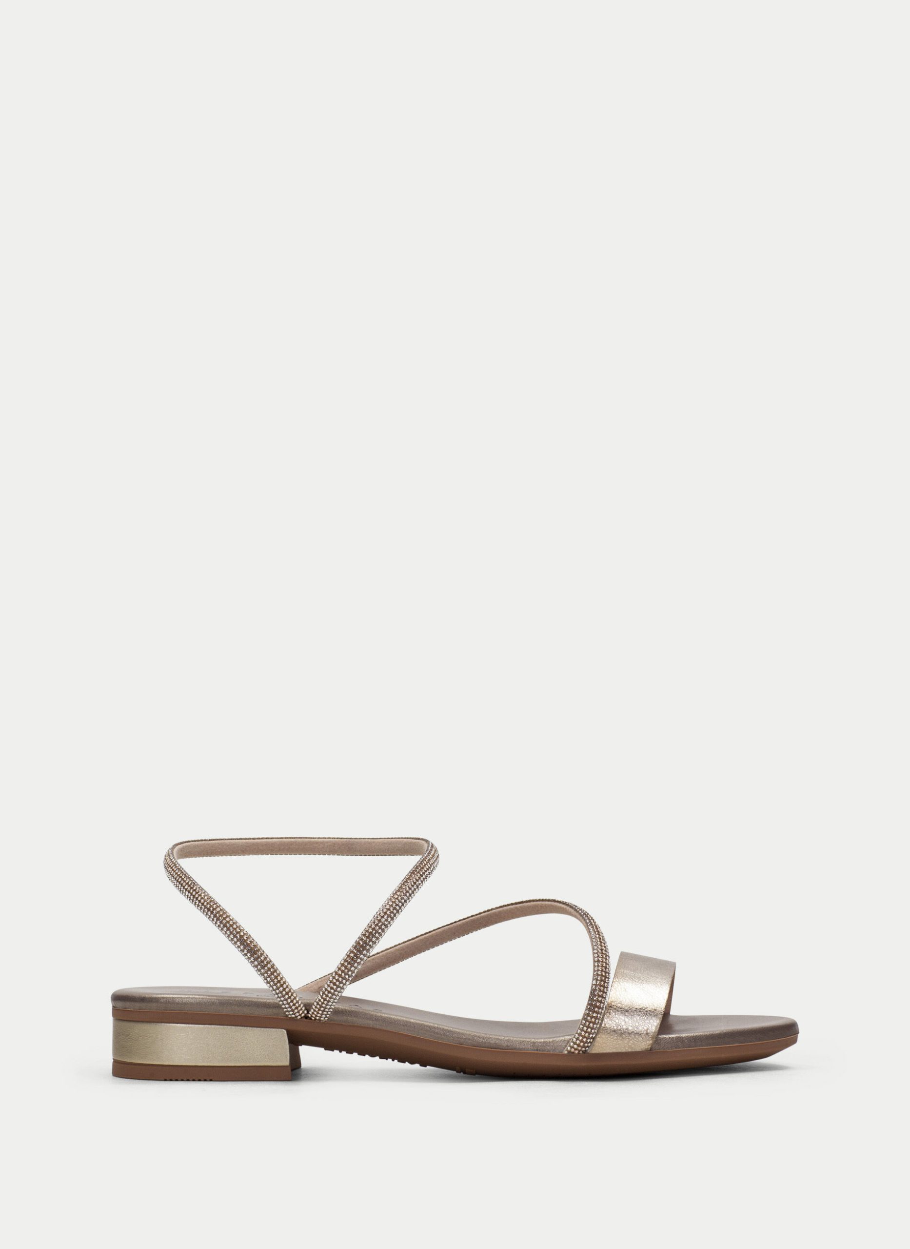 Sandalia Plana lena oro-HV243415