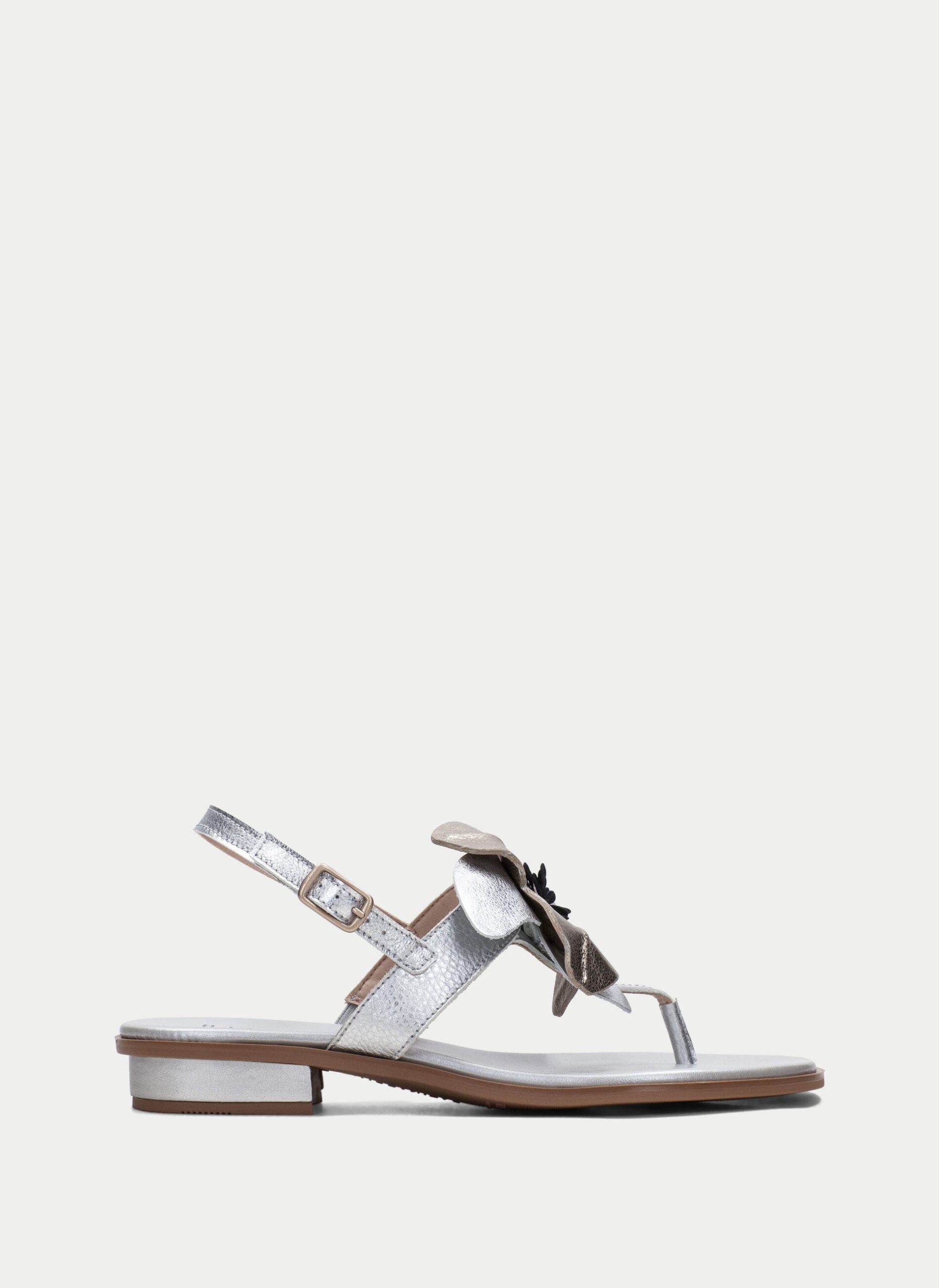 Sandalia Plana ibiza plata-oro-CHV243434