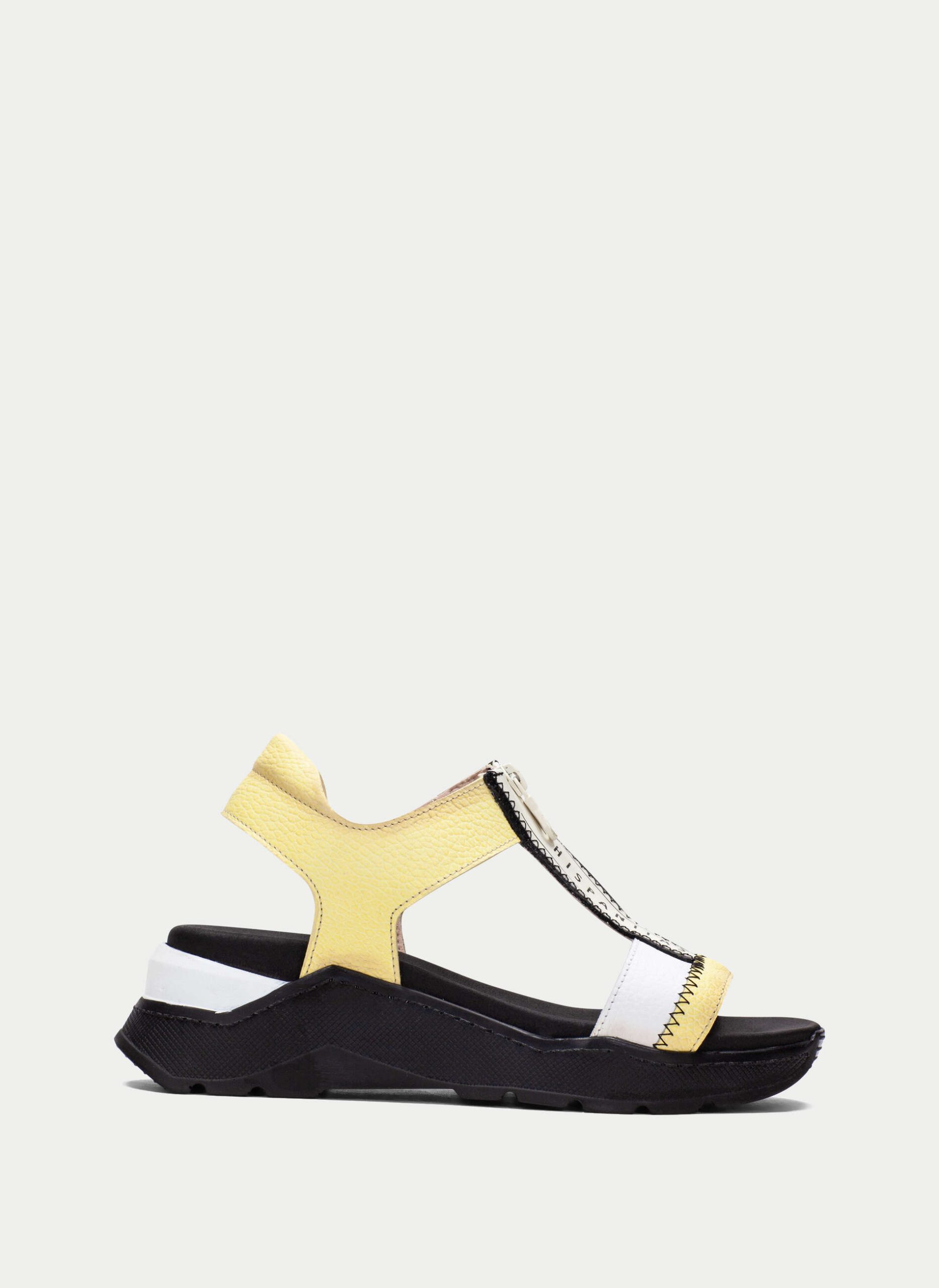 Sandalia Sport grazia lemon-blanco-negro-HV232563