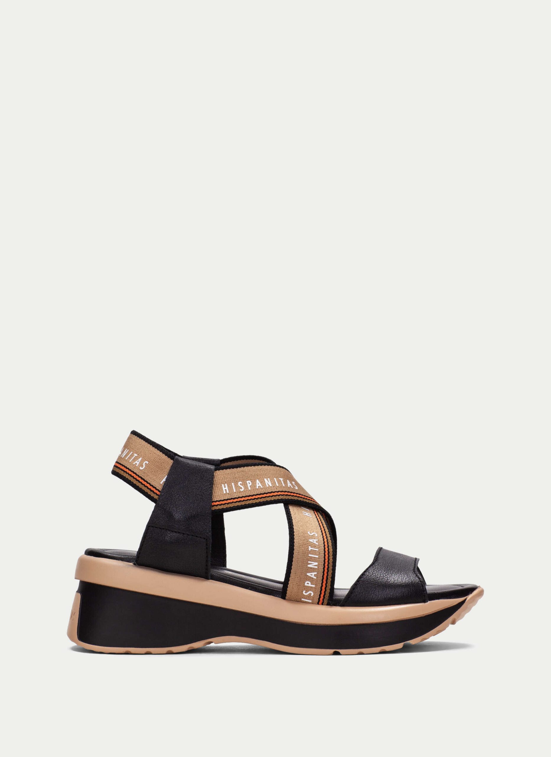 Sandalia Sport congo negro-camel-HV232748