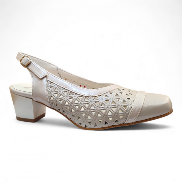 Sandalias vestir ANCHO ESPECIAL tacón bajo