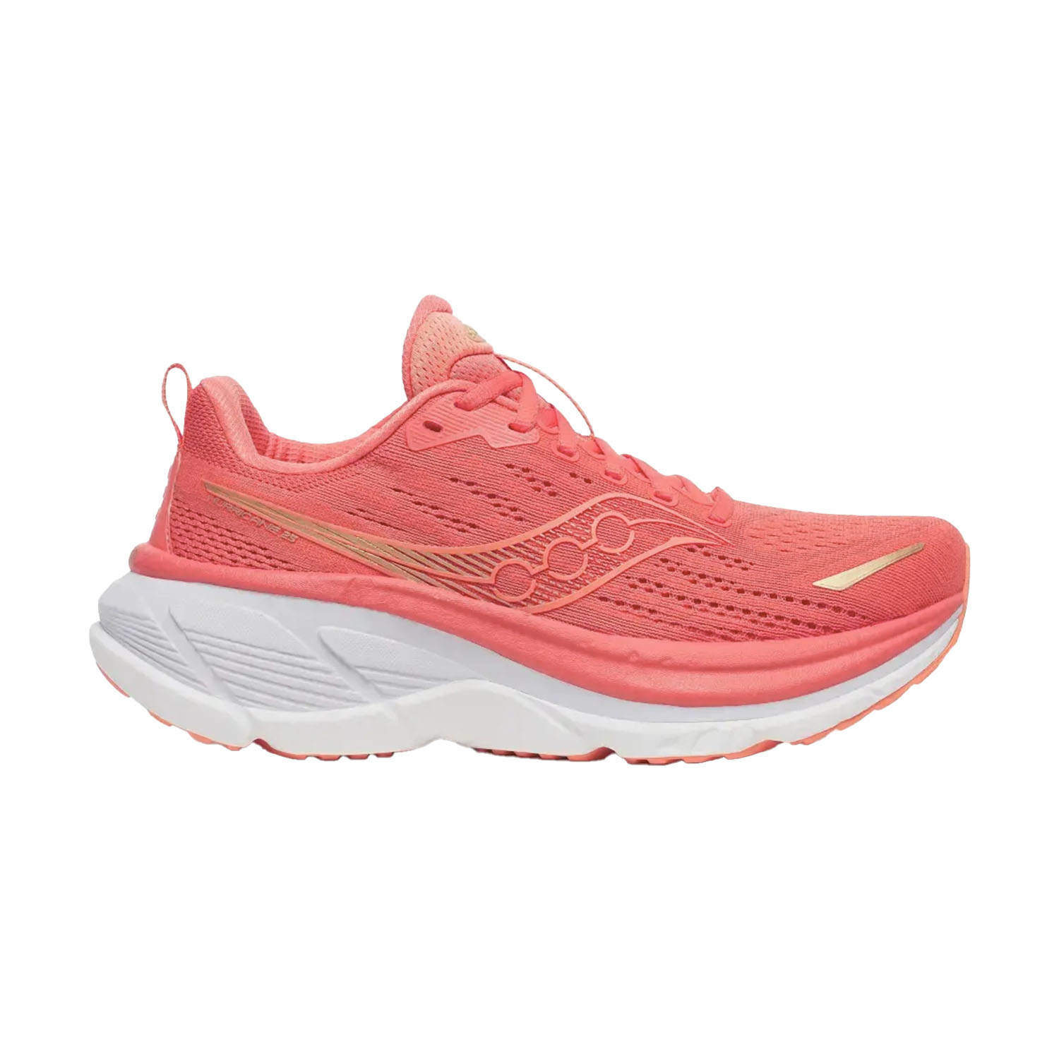 Saucony Hurricane 25 Zapatillas Running Estables Mujer Coral/Thistle