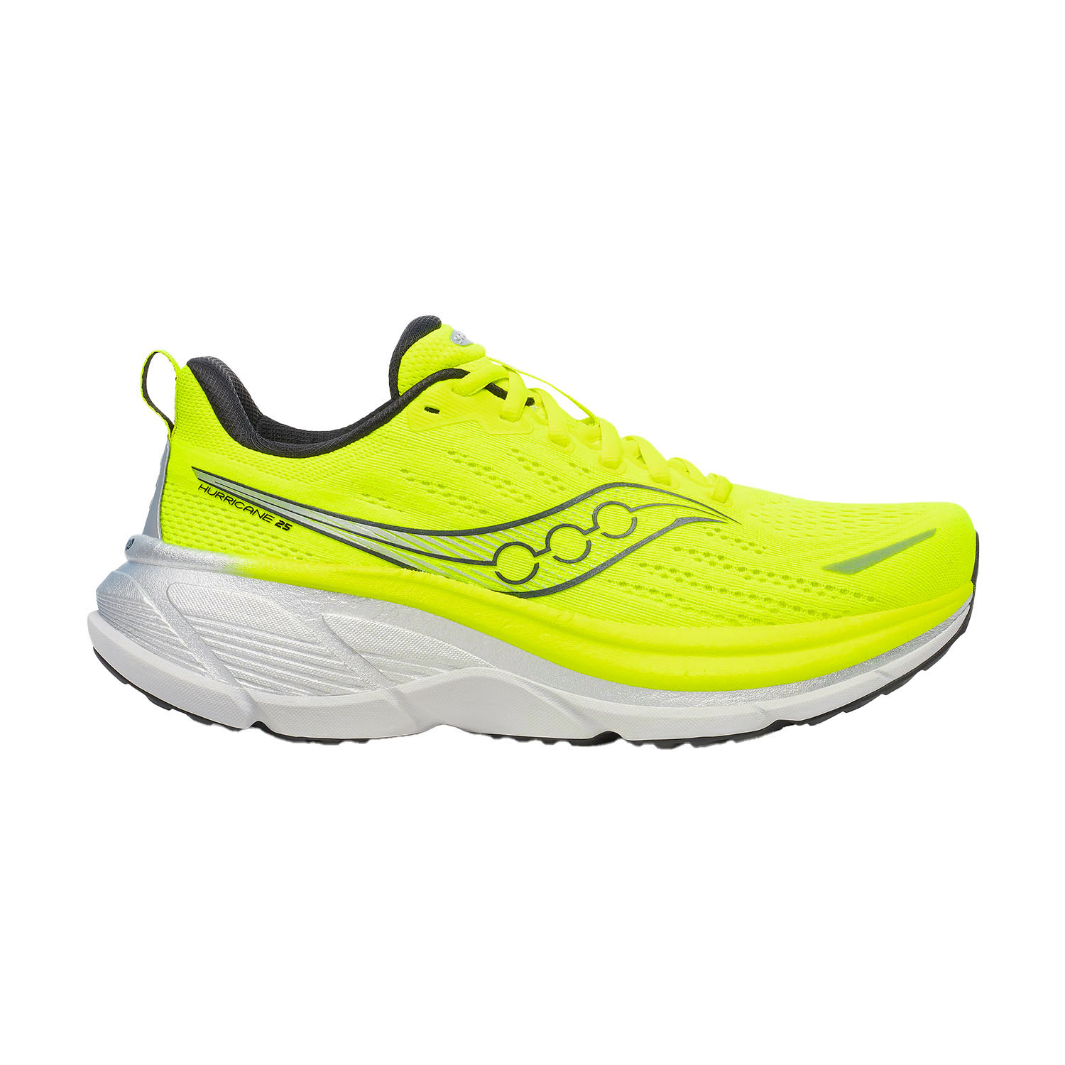 Saucony Hurricane 25 Zapatillas Running Estables Hombre Citron/Black