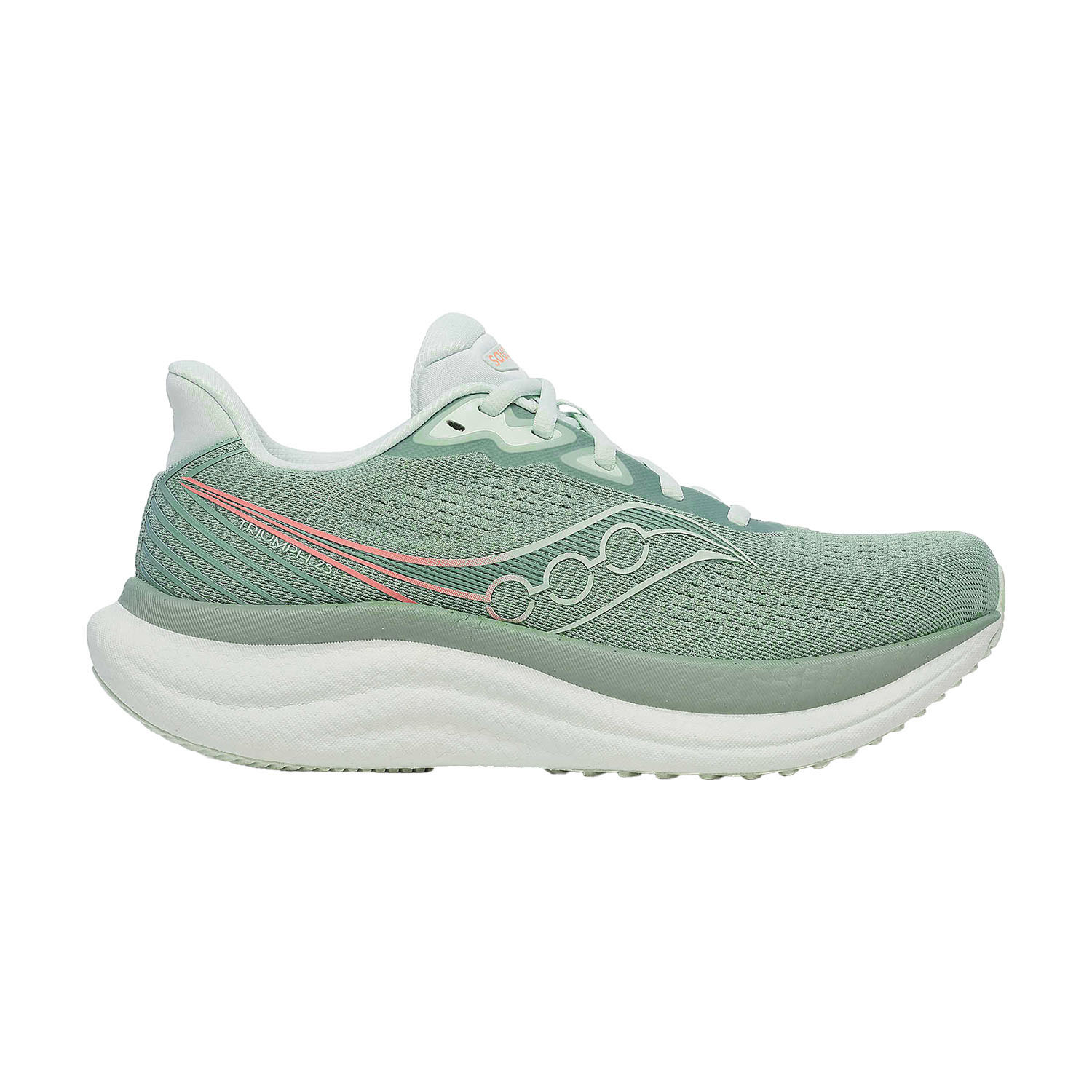 Saucony Triumph 23 Zapatillas Running Neutras Mujer Iceberg/Aloe