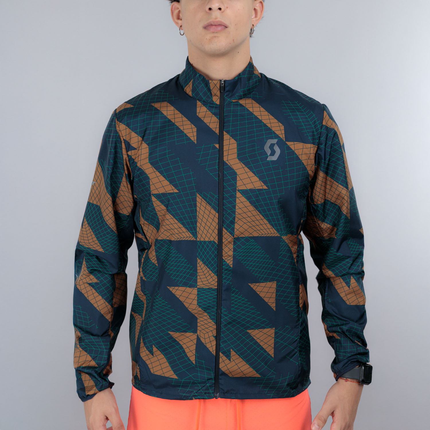 Scott Endurance Tech Chaqueta Dark Blue/Bread Brown