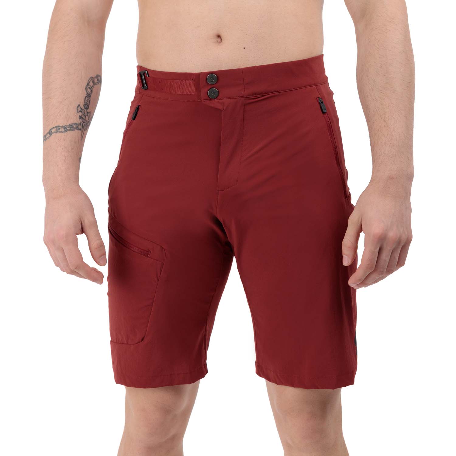 Scott Explorair Light 11in Shorts Wood Red