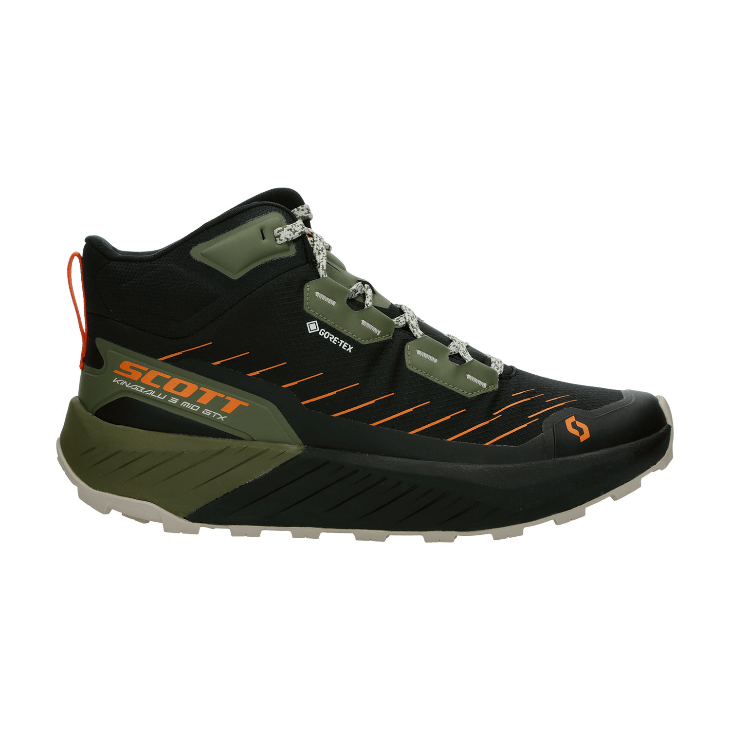 Scott Kinabalu 3 Mid GTX Zapatillas Outdoor Hombre Black/Fire Green