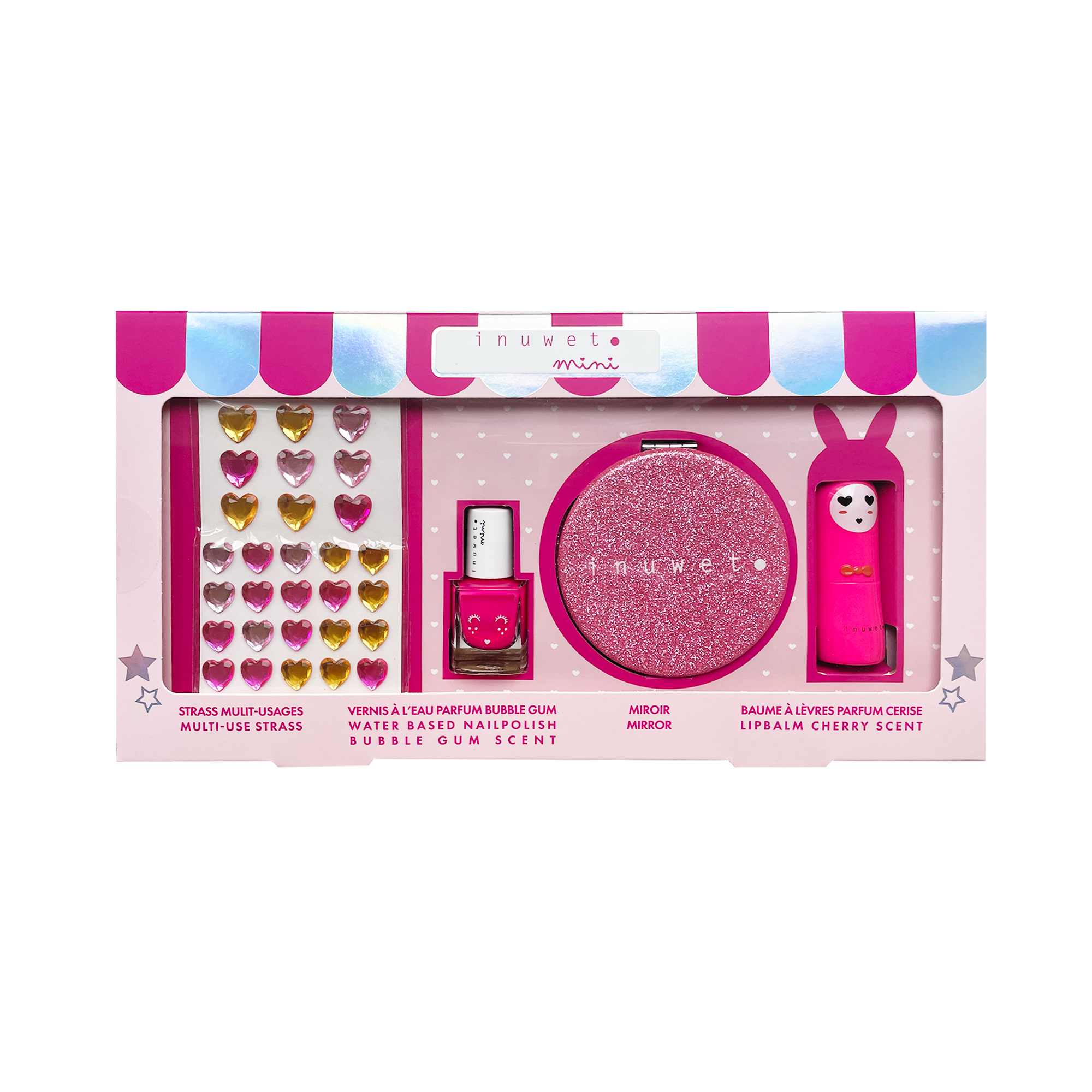 Mini set glitter ROSA Inuwet