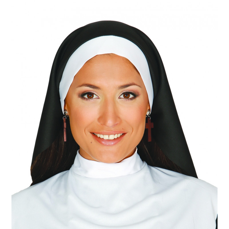 Set Conjunto de monja: Cofia + Pechera-19-2D1-13931