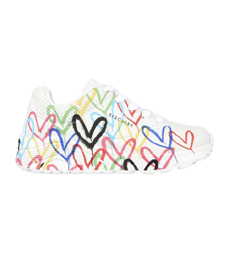 Skechers Zapatillas JGoldcrown: Uno Lite - Spread the Love blanco