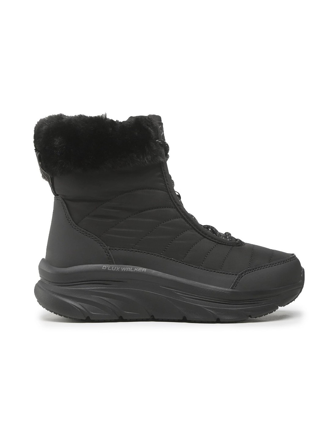 SKECHERS BOTAS D´LUX WALKER - WINTER SOLSTICE NEGRO MUJER