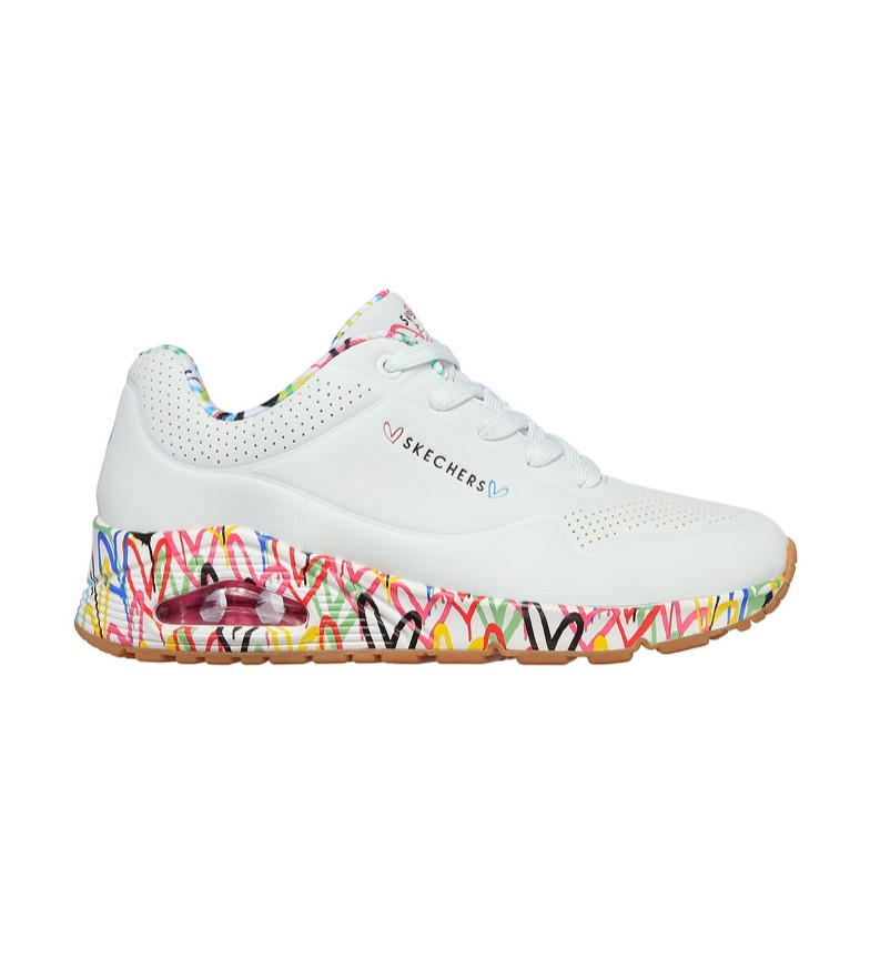 Skechers Zapatillas Uno Loving Love blanco