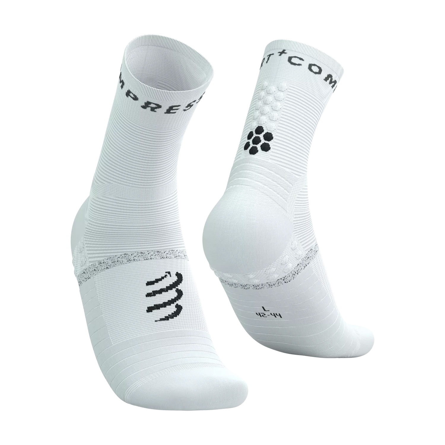 Compressport Pro Marathon V2.0 Calcetines White/Black