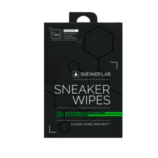 Sneaker Lab Pack 12 Toallitas Quitamanchas Zapatillas Sneaker Black