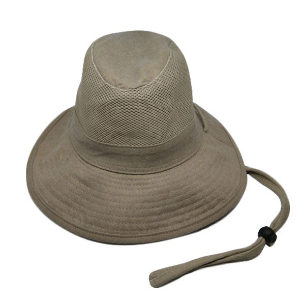 Sombrero de lona con rejilla