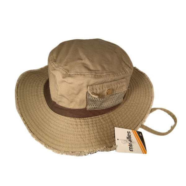 Sombrero de aventuras con bolsillo