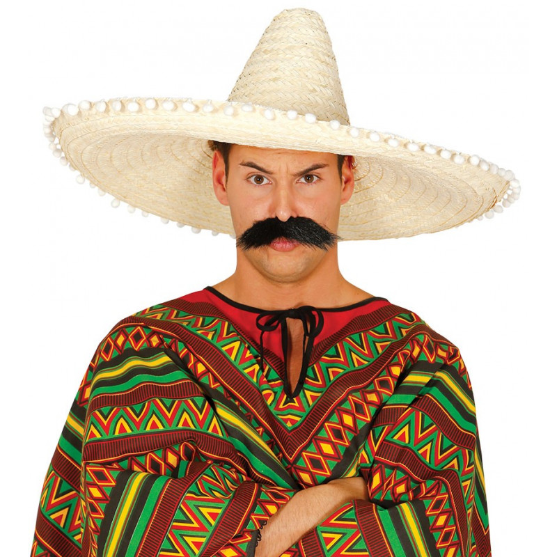 Sombrero mejicano de paja extragrande-13655