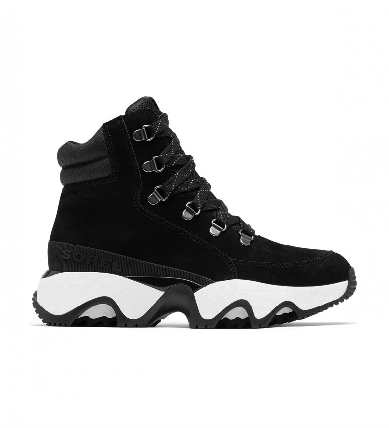 Sorel Zapatillas de piel Kinetic Impact negro