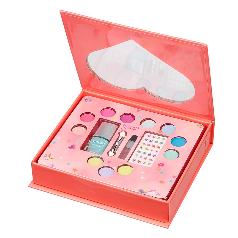 Caja de regalo de cosmética infantil corazón - Souza