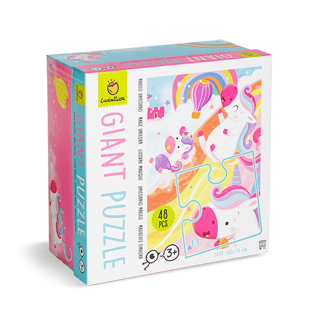 Giant Puzzle: Magic unicorn Ludattica