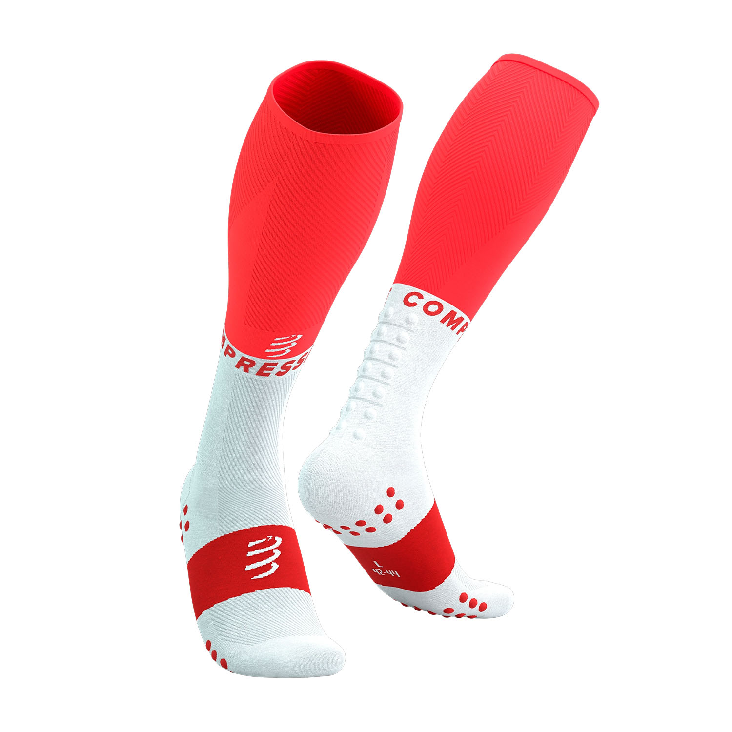 Compressport Full Oxygen Calcetines Fluo Red