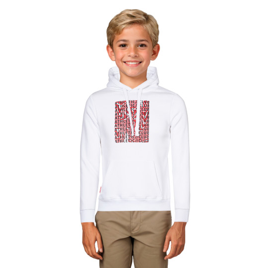 Sudadera ATH Bilbao Ac Bilbao Fanswear 2024-2025 Niño White