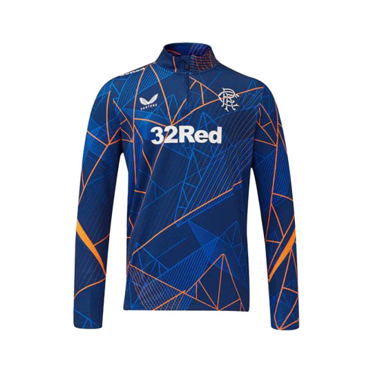 Sudadera Castore Glasgow Rangers Pre-Match 2024-2025 Caviar-Tomato