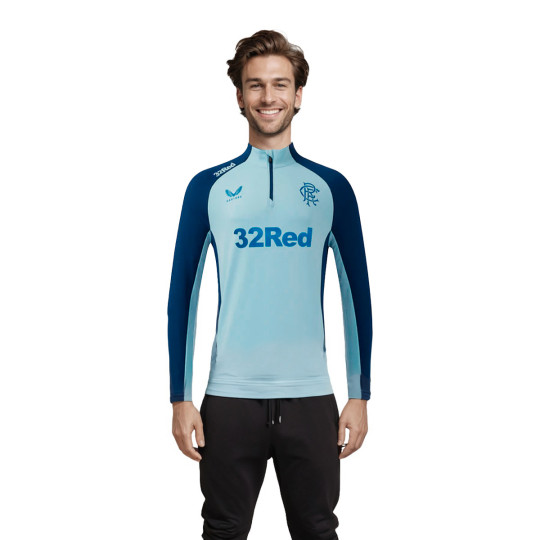 Sudadera Castore Glasgow Rangers Training 2024-2025 Cerulean-Blue Depths