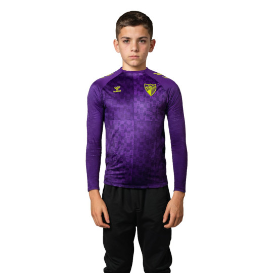 Sudadera Hummel Malaga CF Pre-Match 2024-2025 Niño Heliotrope