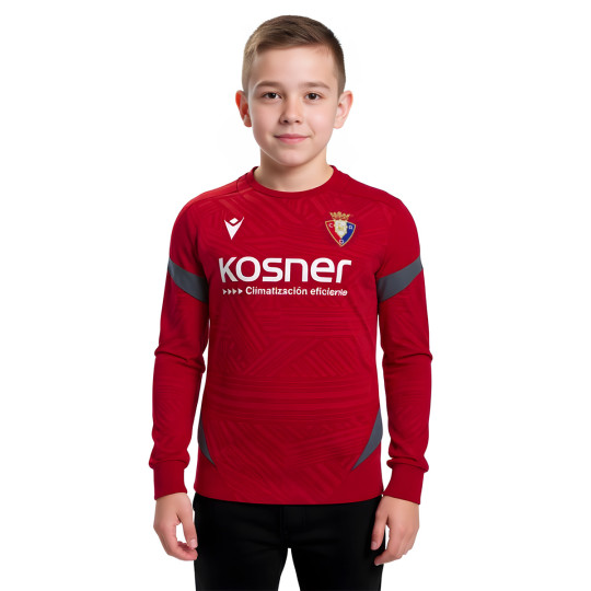Sudadera Macron Ca Osasuna Training 2025-2026 Niño Red