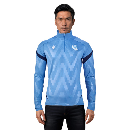 Sudadera Macron Real Sociedad Training 2025-2026 Azul