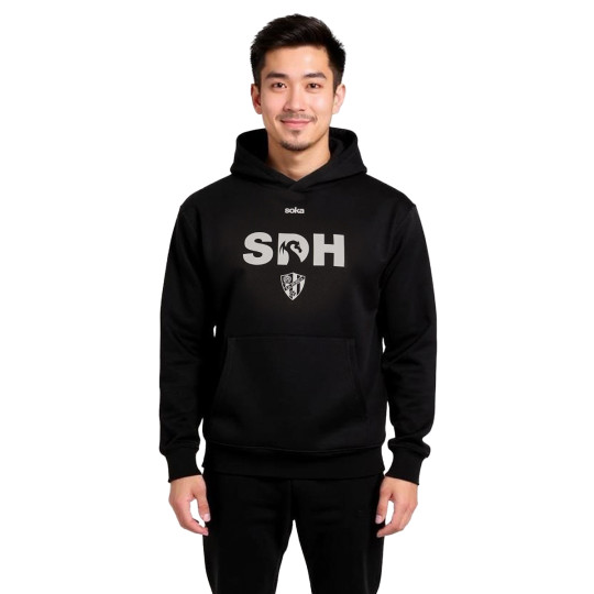 Sudadera Soka Sociedad Deportiva Huesca Técnicos 2025-2026 Black