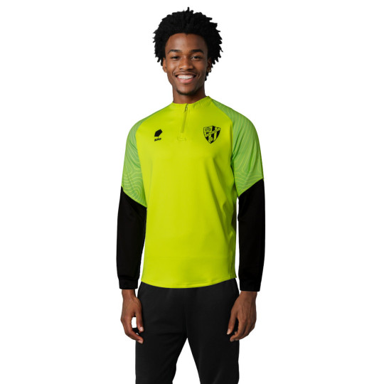 Sudadera Soka Sociedad Deportiva Huesca Training 2024-2025 Laser Yellow-Panther Black