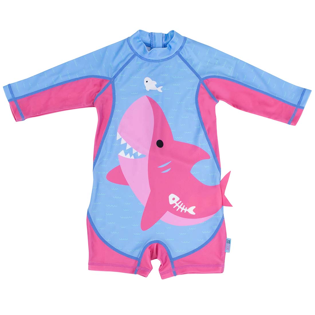 Bañador Suit bebé UPF 50 Tiburón Rosa Zoocchini