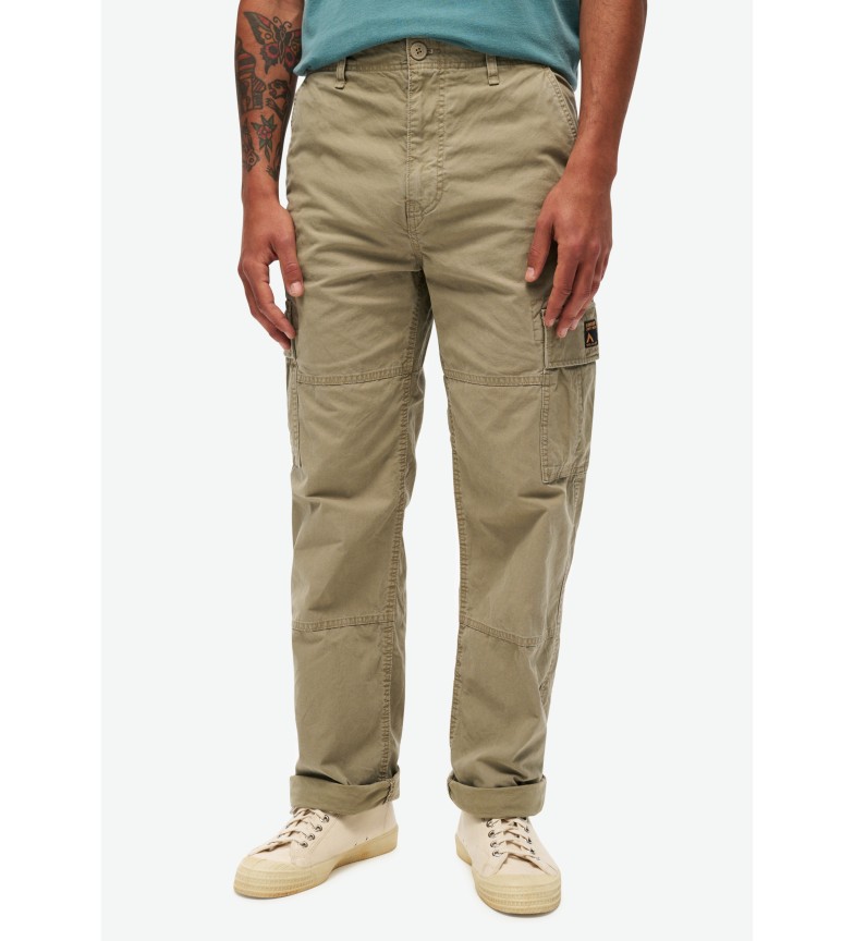 Superdry Pantalón cargo holgado de algodón orgánico