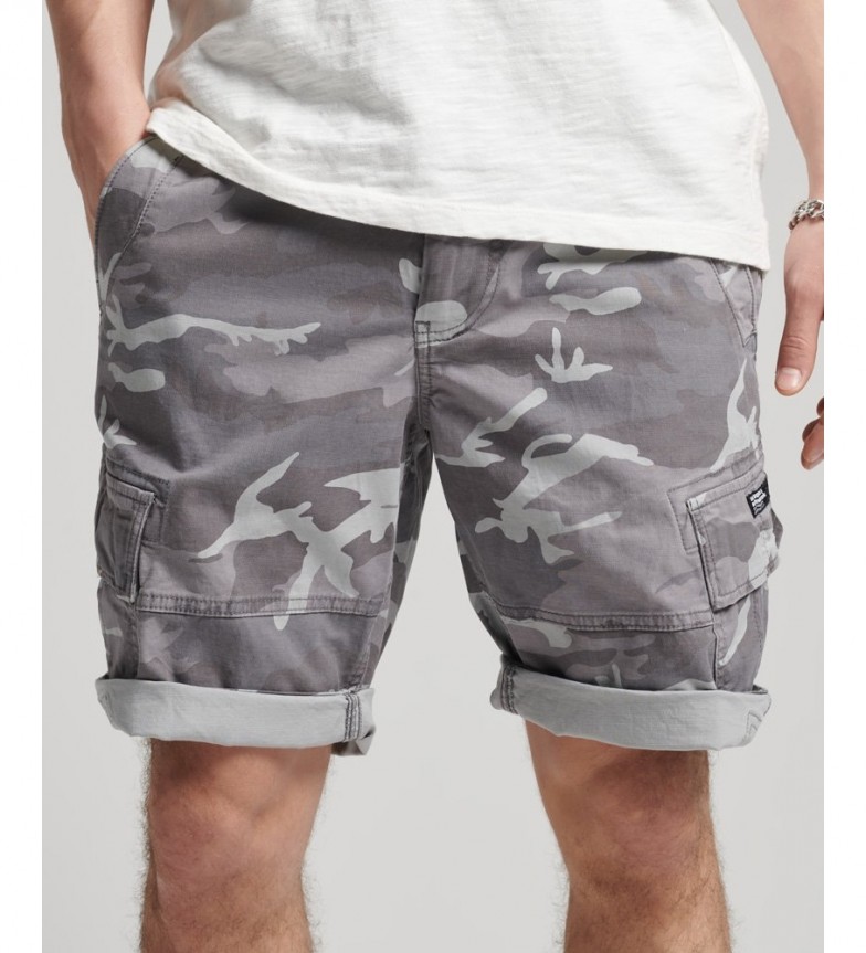 Superdry Bermudas Militares Core gris