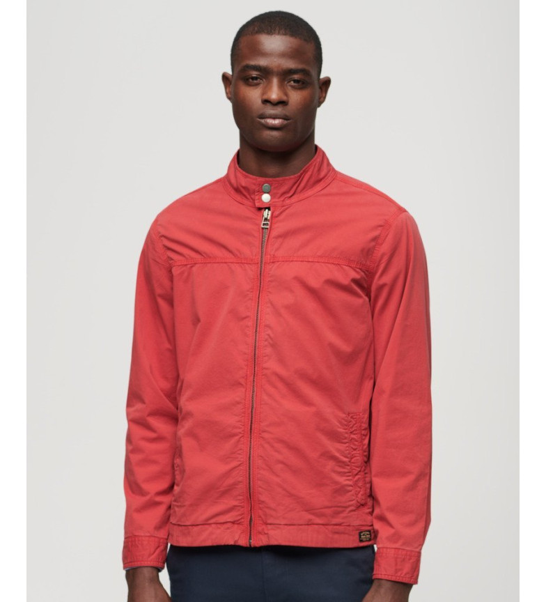 Superdry Cazadora Harrington clásica rojo