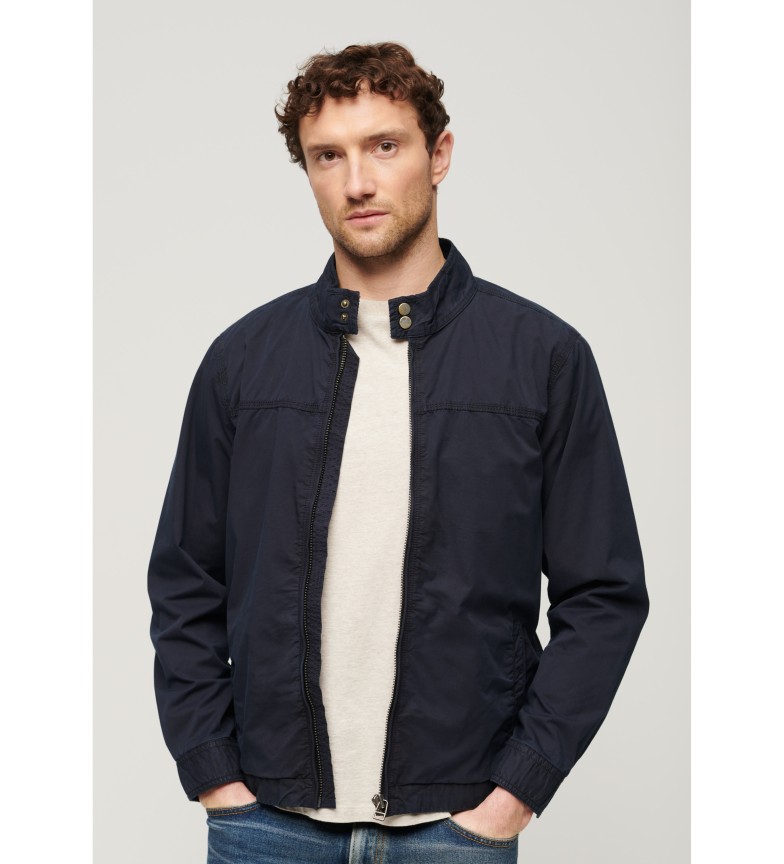 Superdry Cazadora Harrington clásica marino