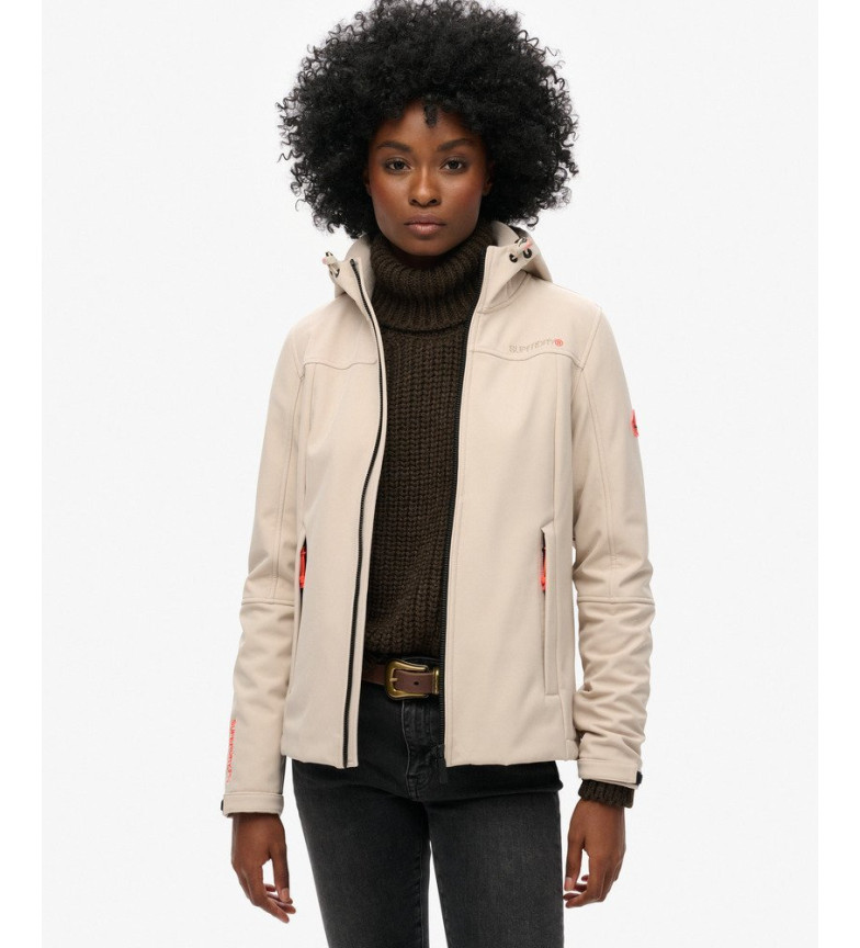 Superdry Chaqueta clásica de trekking con capucha gris