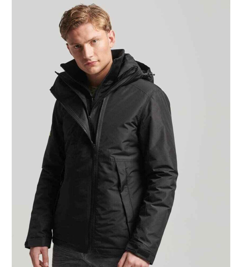 Superdry Chaqueta Cortavientos Yachter negro