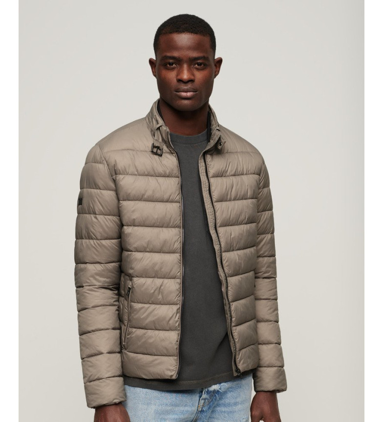 Superdry Chaqueta acolchada ligera taupe