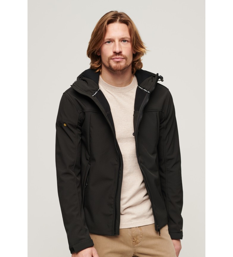 Superdry Chaqueta Softshell Trekker negro